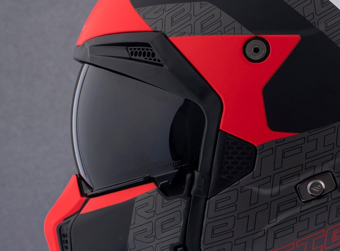 Мотошолом MT STREETFIGHTER SV S Totem B15 Matt Red ECE2206