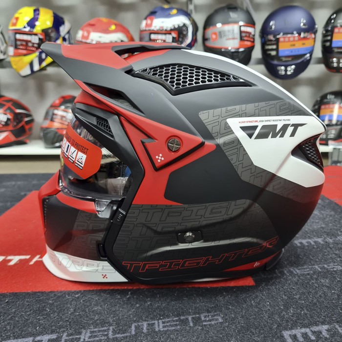 Мотошолом MT STREETFIGHTER SV S Totem B15 Matt Red ECE2206