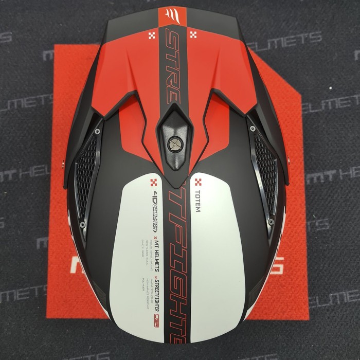 Мотошолом MT STREETFIGHTER SV S Totem B15 Matt Red ECE2206