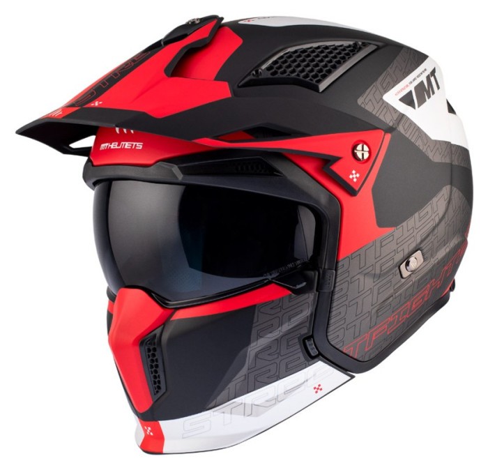 Мотошолом MT STREETFIGHTER SV S Totem B15 Matt Red ECE2206