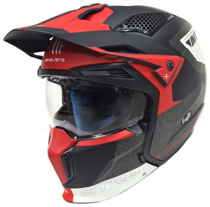 Мотошолом MT STREETFIGHTER SV S Totem B15 Matt Red ECE2206