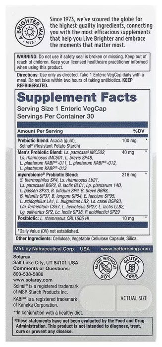 Complete Probiotic Men's - 30 vcaps