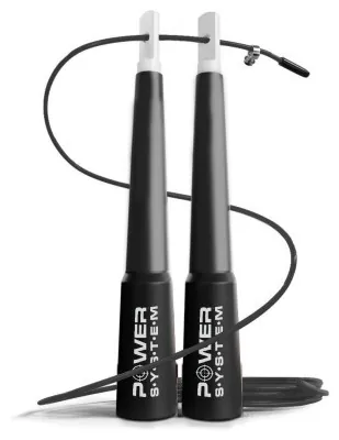 Скакалка швидкісна Power System PS-4033 Crossfit Jump Rope Black (2,8m.)