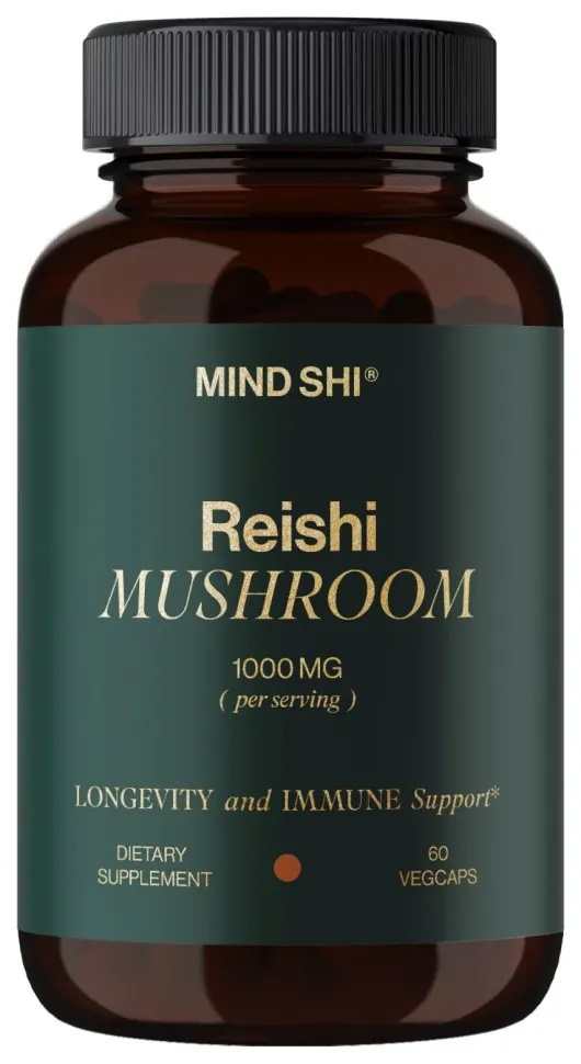 Reishi Mushroom 1000 mg - 60 vegcaps (DSN_2023-10-4389)