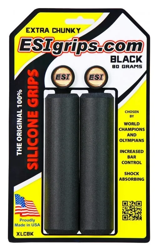 Гріпси ESI Extra Chunky Black (чорні) (OBOD_XLCBK)