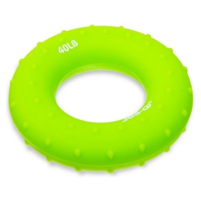 Эспандер кистевой Кольцо (1шт) JELLO FI-1787 (силикон, нагрузка 40LB), салатовый