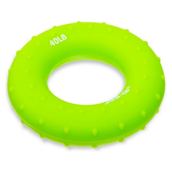 Еспандер кистьовий Кільце (1шт) JELLO FI-1787 (силікон, навантаження 40LB), салатовий, укр, укр
