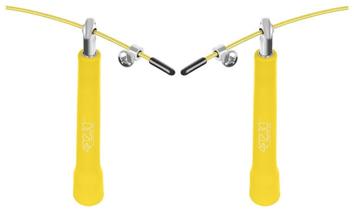 Скакалка швидкісна для кросфіту 4FIZJO Standard+ Yellow (P-5907739311535)