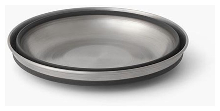 Миска складная Sea to Summit Detour Stainless Steel Collapsible Bowl, Beluga Black, M