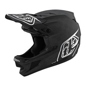 Вело шлем фуллфейс TLD D4 Carbon [Stealth Black/Silver] размер SM