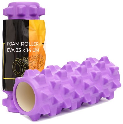 Масажний ролик Cornix EVA 33 x 14 см (валик, роллер) XR-0322 Violet