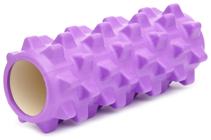 Масажний ролик Cornix EVA 33 x 14 см (валик, роллер) XR-0322 Violet