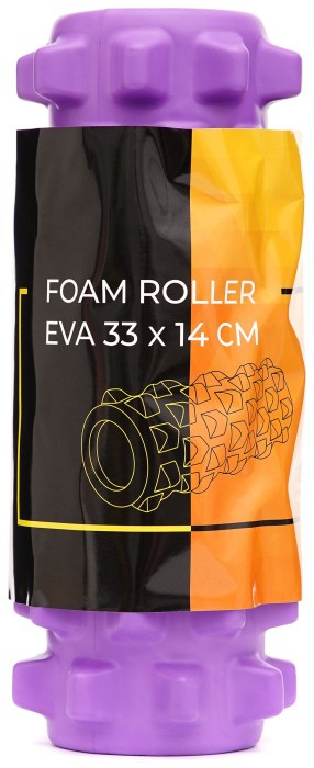 Масажний ролик Cornix EVA 33 x 14 см (валик, роллер) XR-0322 Violet
