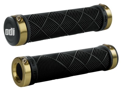 Гріпси ODI Cross Trainer MTB Lock-On Bonus Pack Black w/Gold Clamps (чорні з золотими замками)