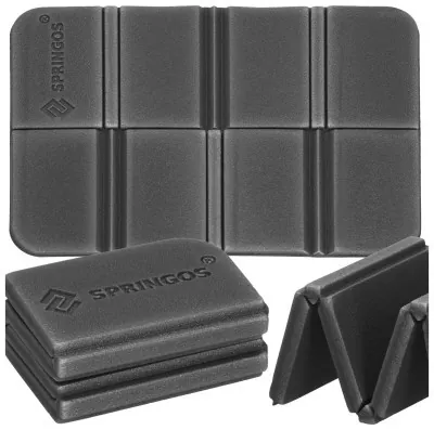 Седалица туристическая Springos XPE 37.5 x 28 x 0.6 см складная PM0013 Black