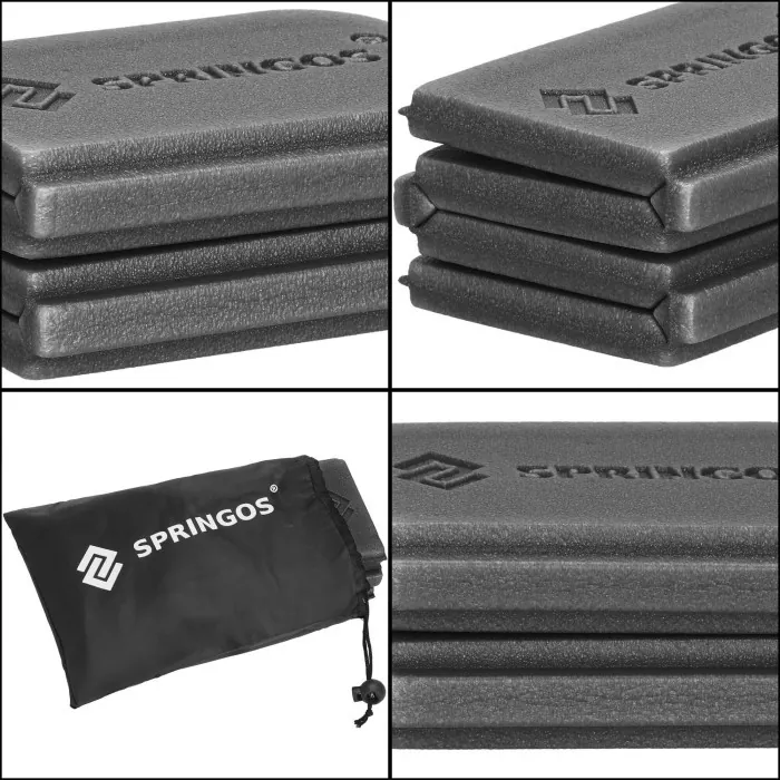 Седалица туристическая Springos XPE 37.5 x 28 x 0.6 см складная PM0013 Black