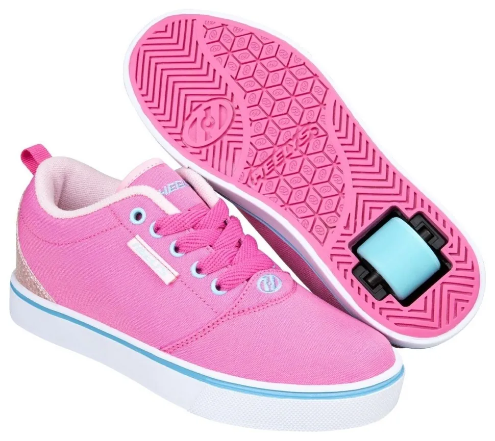 Роликові кросівки Heelys PRO20 (HE101469) Pink/LT Pink/Turquise Canvas (33)