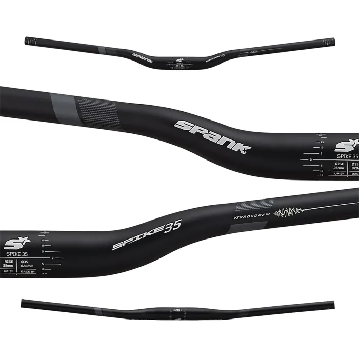 Руль SPANK SPIKE 35 Vibrocore™, 25R Black, укр, укр