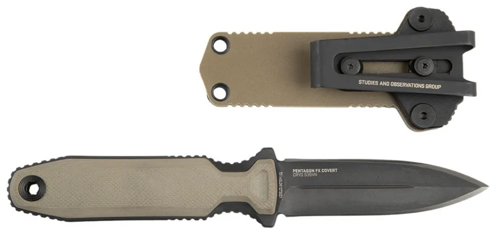 Ніж SOG Pentagon FX Covert, Flat Dark Earth (SHM_SOG 17-61-04-57)