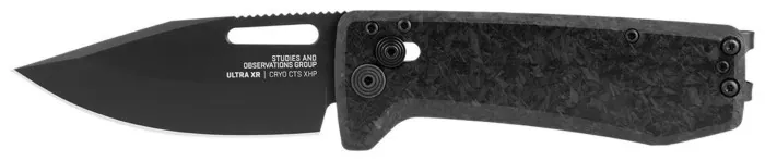 Розкладний ніж SOG Ultra XR, Blackout