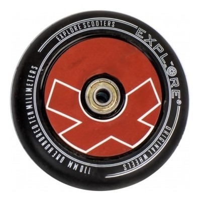 Колесо для трюкового самоката Explore 110 литой пластик abec-9 Коричневый