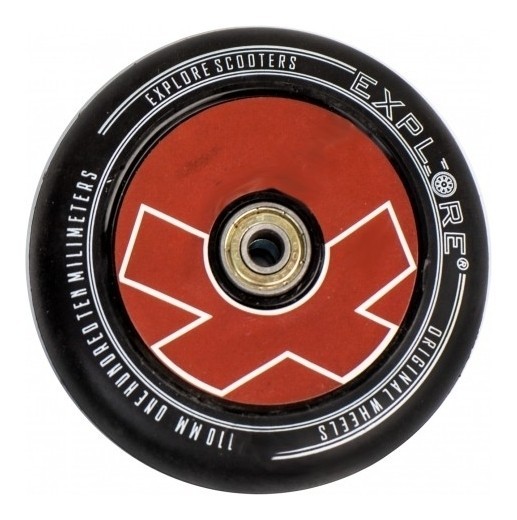 Колесо для трюкового самоката Explore 110 литой пластик abec-9 Коричневый