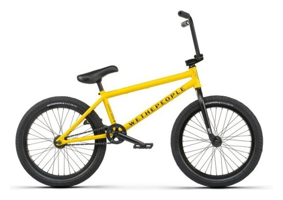 Велосипед WeThePeople BMX Justice 20" 20.75" Matt Taxi Yellow, укр
