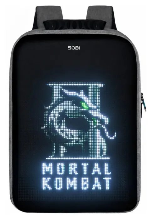 Рюкзак Sobi Pixel Max SB9703 Gray з LED екраном