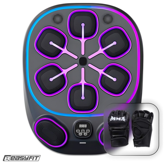 Настенный боксерский тренажер EasyFit с аперкотами (музыкальный бокс)