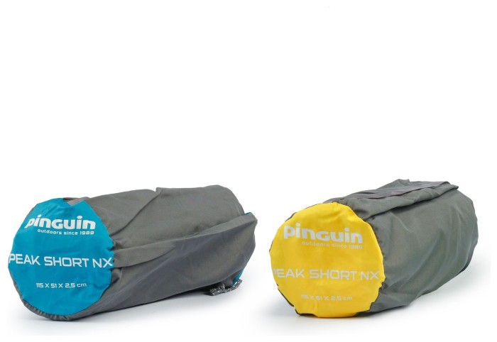 Самонадувний килимок Pinguin Peak Short NX, 120x52x2.5см, Yellow
