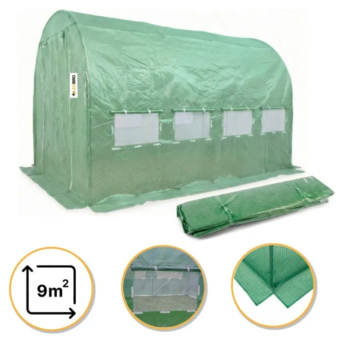 Плівка для теплиці LEOBRO 9м2 армована (LB-GC131-GRN)