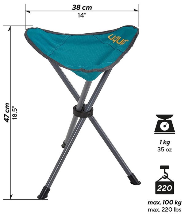 Стілець розкладний Uquip Darcy Caribbean Blue (244019)