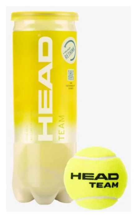 Мячи для тенниса HEAD (575703) 3B HEAD TEAM-6DZ 2025