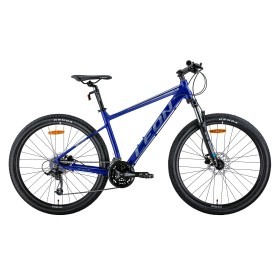 Велосипед 27.5&quot; Leon XC-80 AM Hydraulic lock out HDD 2022 (синий с серым) 