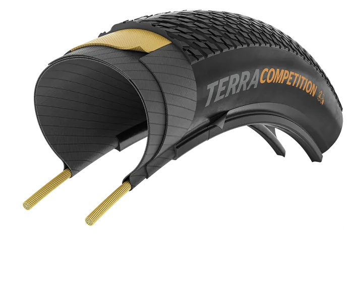 Покришка безкамерна Continental Terra Competition Race Rapid 28" | 28 X 1.75 | 700 X 45C чорна складна skin