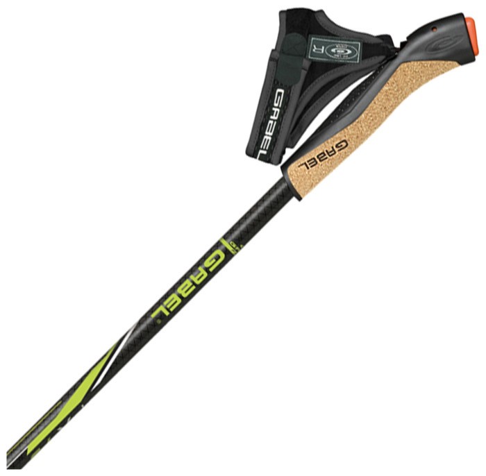 Палиці для скандинавської ходьби Gabel FX-75 Snake Carbon 105 Dual Spike (7009351011050)