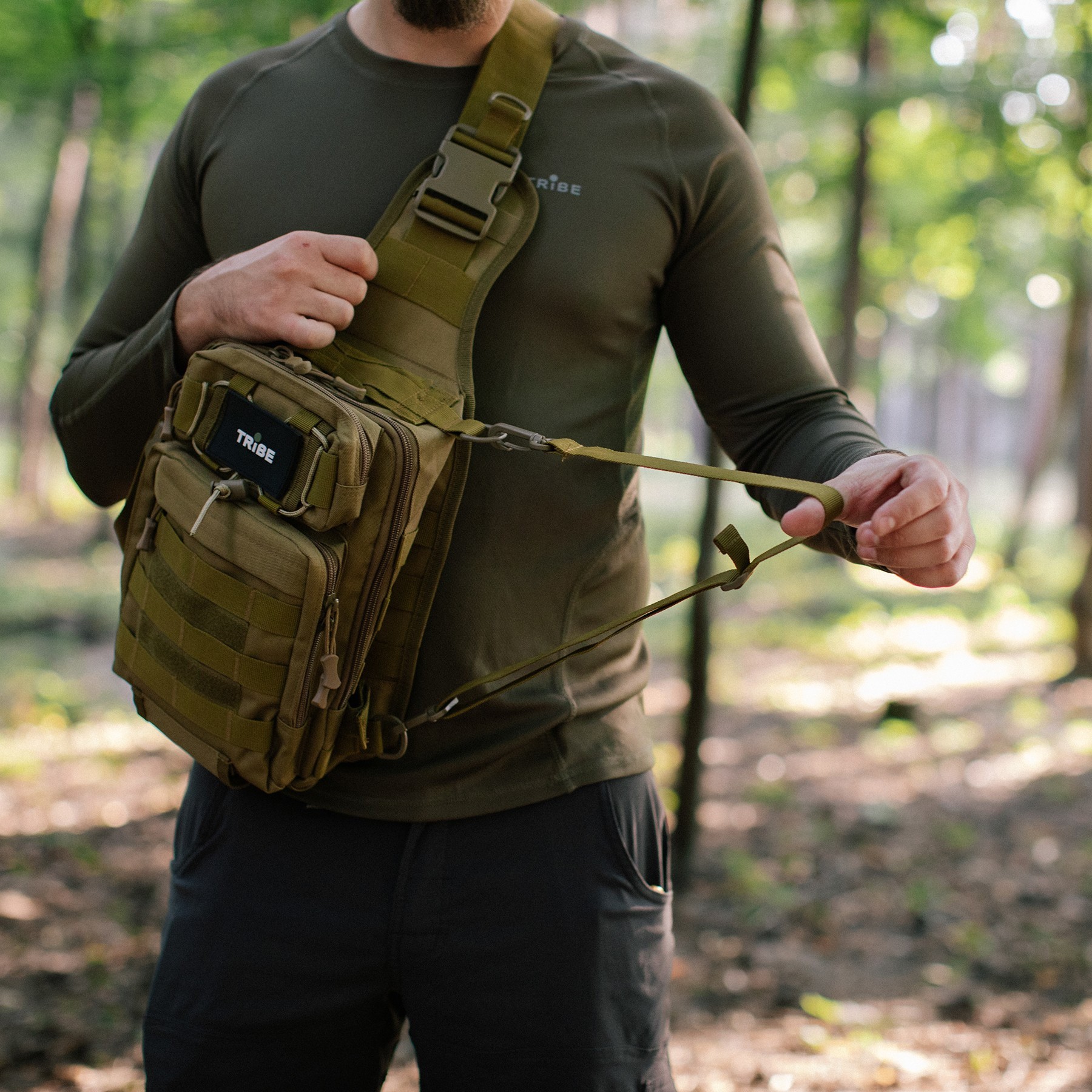 Сумка через плечо Tribe Sling Pack 6,5L T-IE-0003