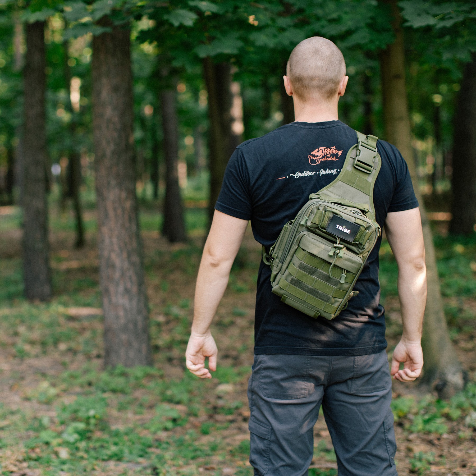 Сумка через плечо Tribe Sling Pack 6,5L T-IE-0003