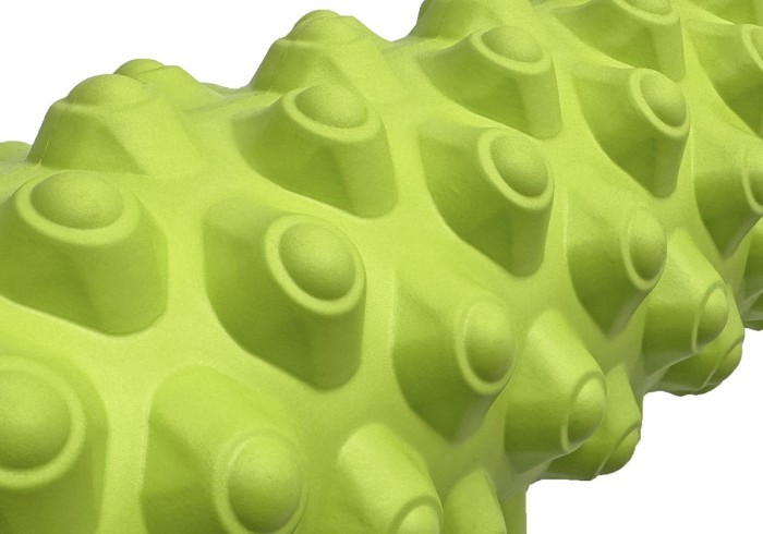 Масажний ролик EasyFit Grid Roller Extreme 33 см Фіолетовий