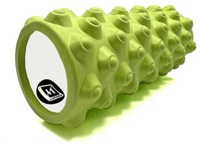 Масажний ролик EasyFit Grid Roller Extreme 33 см Фіолетовий, укр, укр