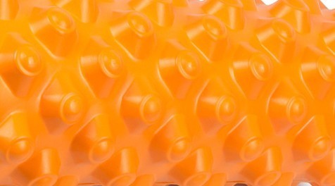 Масажний ролик EasyFit Grid Roller Extreme 33 см Фіолетовий, укр, укр