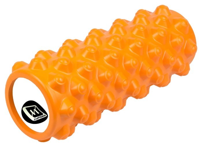 Масажний ролик EasyFit Grid Roller Extreme 33 см Фіолетовий, укр, укр