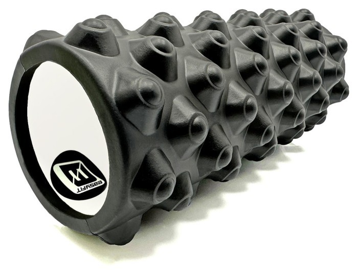 Масажний ролик EasyFit Grid Roller Extreme 33 см Фіолетовий, укр, укр