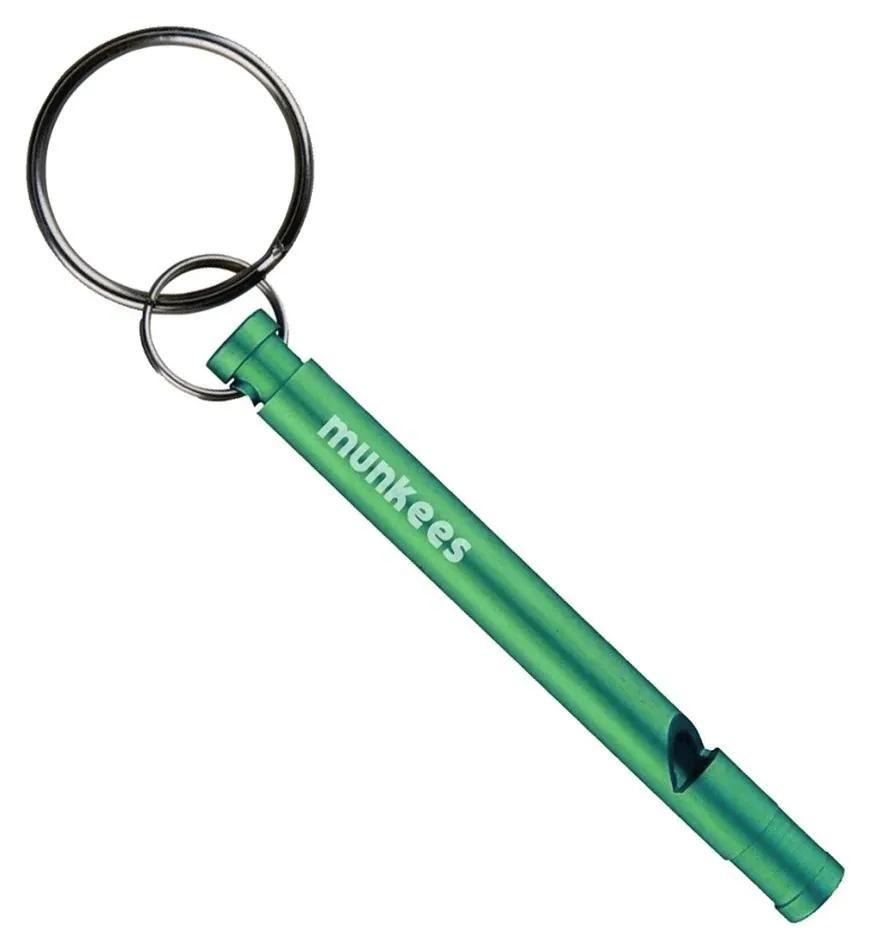 Munkees 3386 брелок-свисток Slim Whistle grass green (3386-GG)