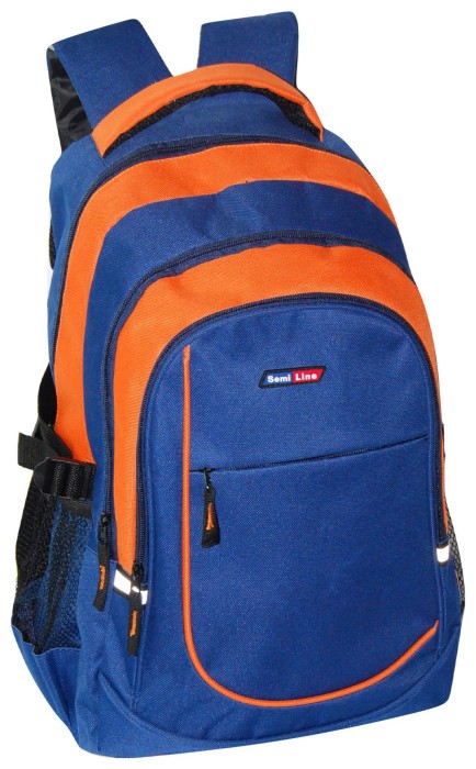 Рюкзак міський Semi Line 33 Blue/Orange (4668-7)