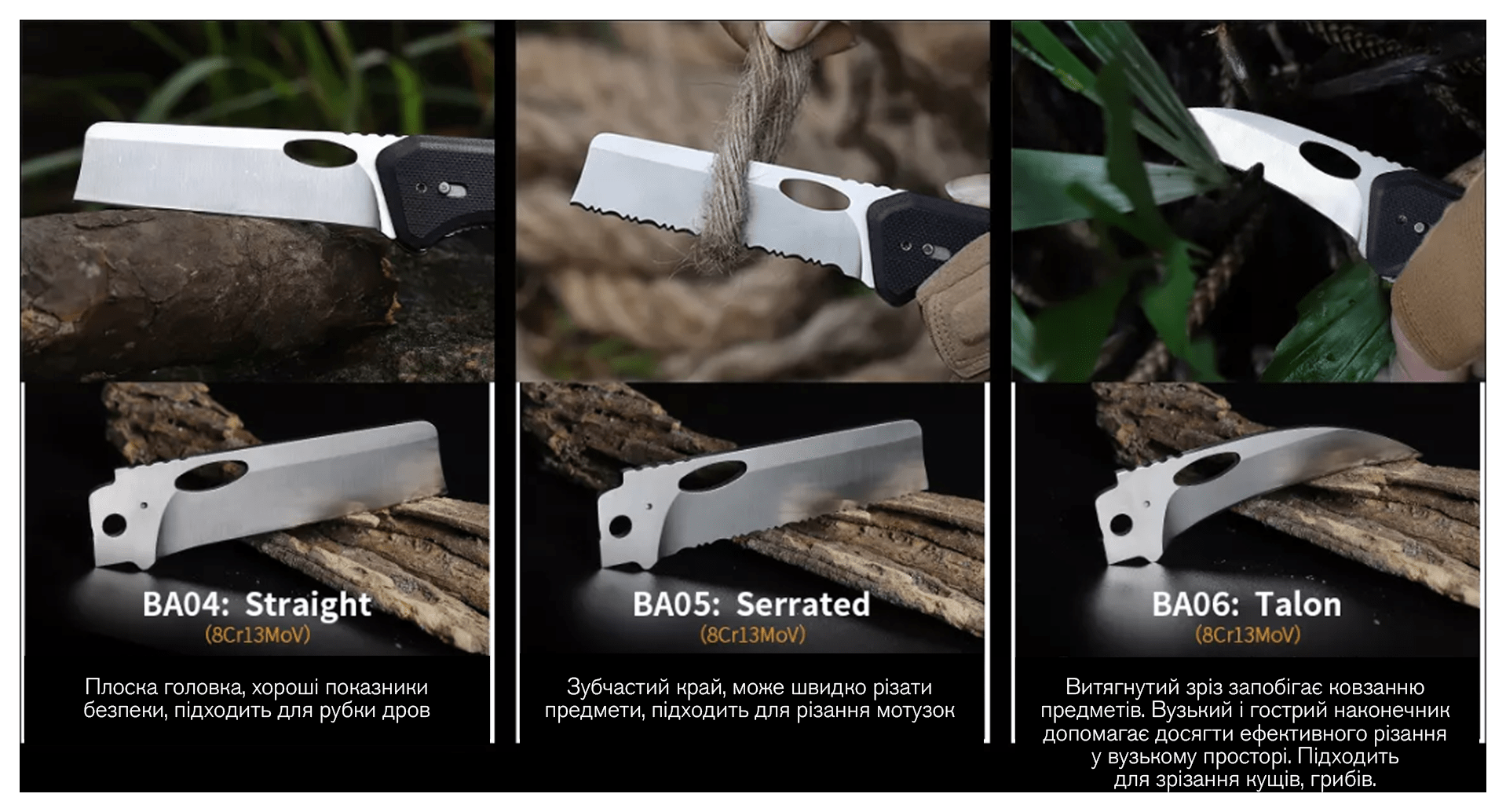 Нож складной Roxon S502U, черный