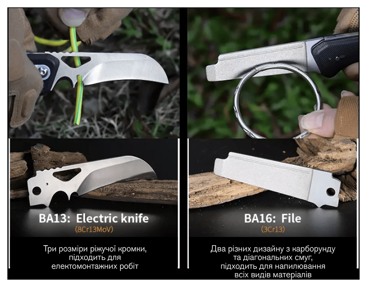 Нож складной Roxon S502U, черный