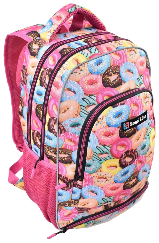 Рюкзак дитячий Semi Line 19 Rose Donats Print (J4674-4) (DSM_DAS303794)