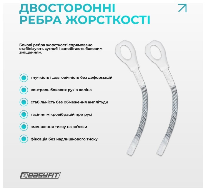 Бандаж (наколенник) ортопедический для коленного сустава с ребрами жесткости и силиконовой вставкой (серый). Размер M