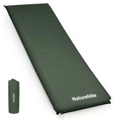 Матрац ортопедичний самонадувний одномісний  Naturehike CNK2450WS020, 200х63х10 см, темно-зелений